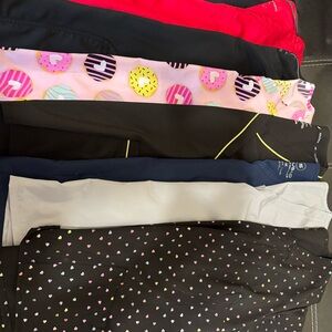 Colorful Women's Scrub Tops